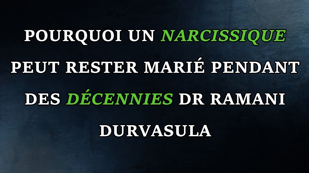 Comprendre pourquoi un narcissique peut maintenir un mariage stable pendant des décennies