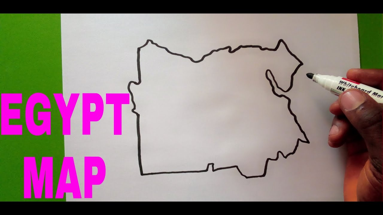 What you need to know about How To Draw map of Egypt. Step by step tutorial