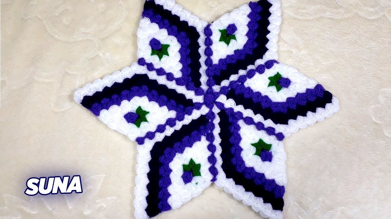 😍 BAYILACAKSINIZ! 🌟 Deniz Yıldızı Lif Modeli Yapımı | Starfish Washcloth Knitting
