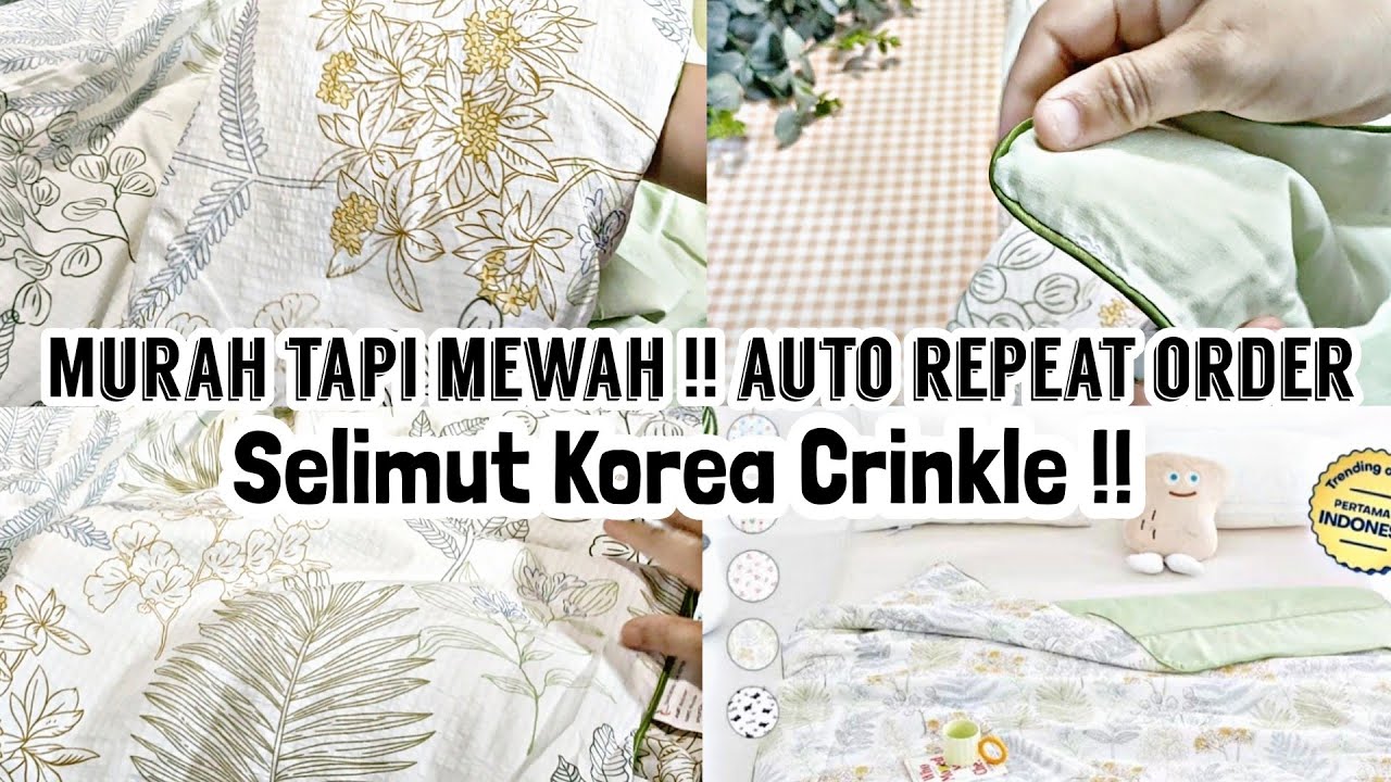 SELIMUT KOREA VIRAL‼️ Harga Murah, Kualitas BIKIN KAGET - Pas Banget Untuk Musim Hujan biar Hangat