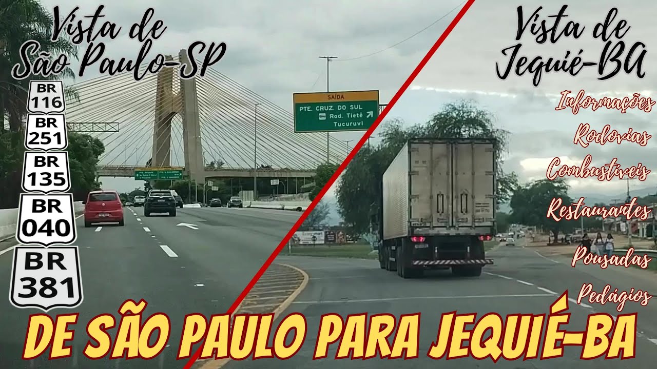 👉 VIAGEM PARA O NORDESTE - DE S PAULO PARA JEQUIÉ-BA - OUT 2025