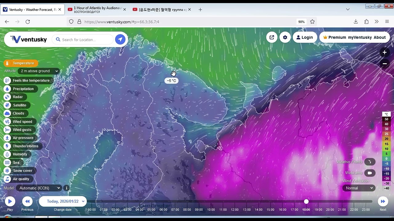Cold Winter 2026 Cold January and Musical Accompaniment  Atlantis UFO