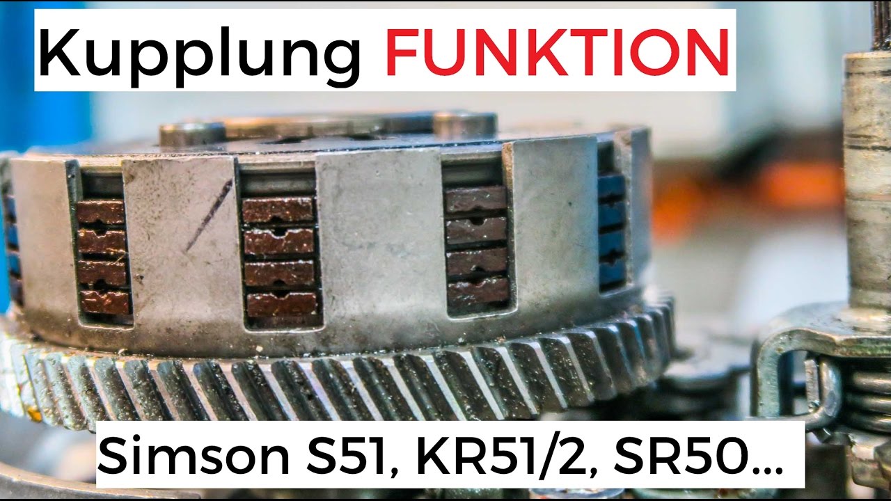 Kupplung S51 und Schwalbe Funktion Erklärung / Simson & Vespa / Motoerevo