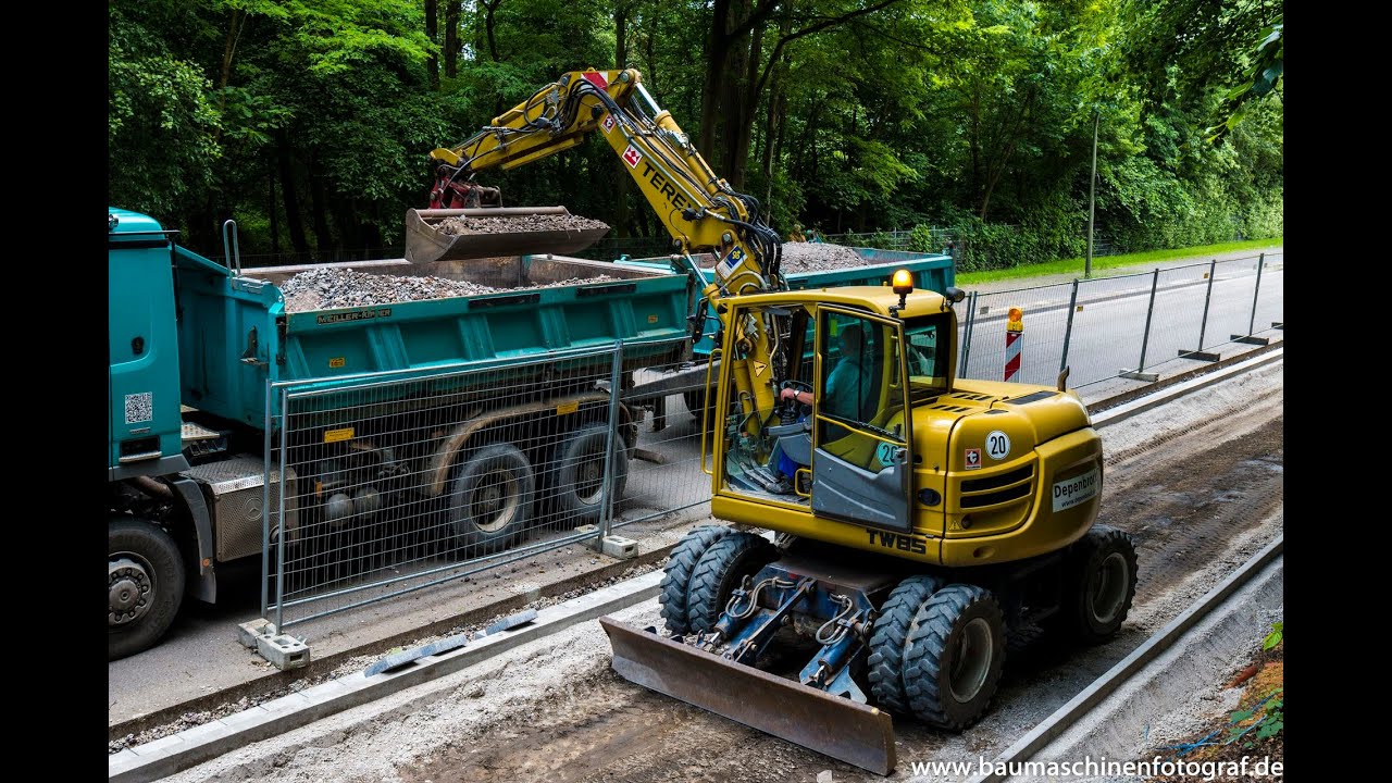 BAGGER TEREX TW85 mit Tiltlöffel