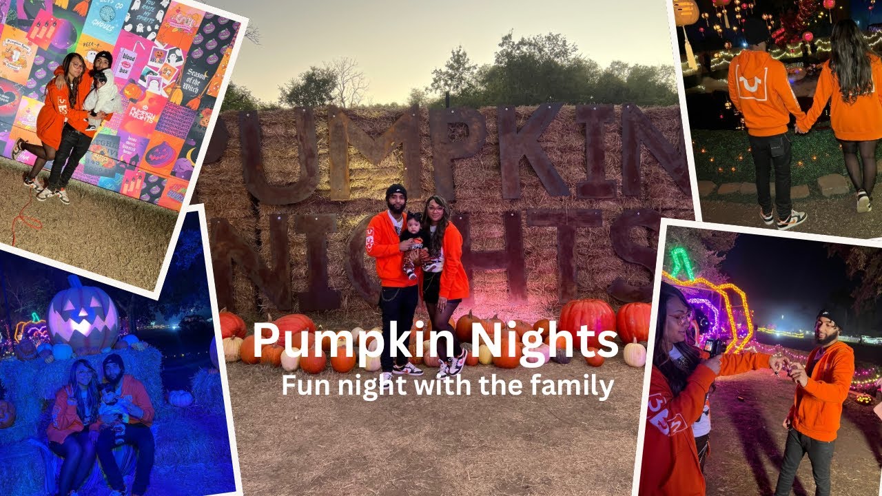 Pumpkin Nights with the family: Zuri’s first time at a pumpkin festival!