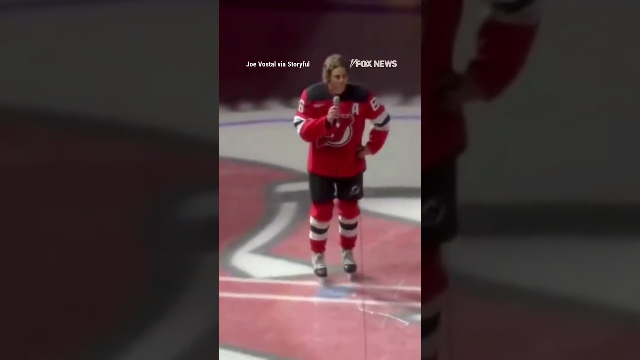 Jack Hughes gets HERO'S WELCOME at NHL return #foxnews #news #us #fox