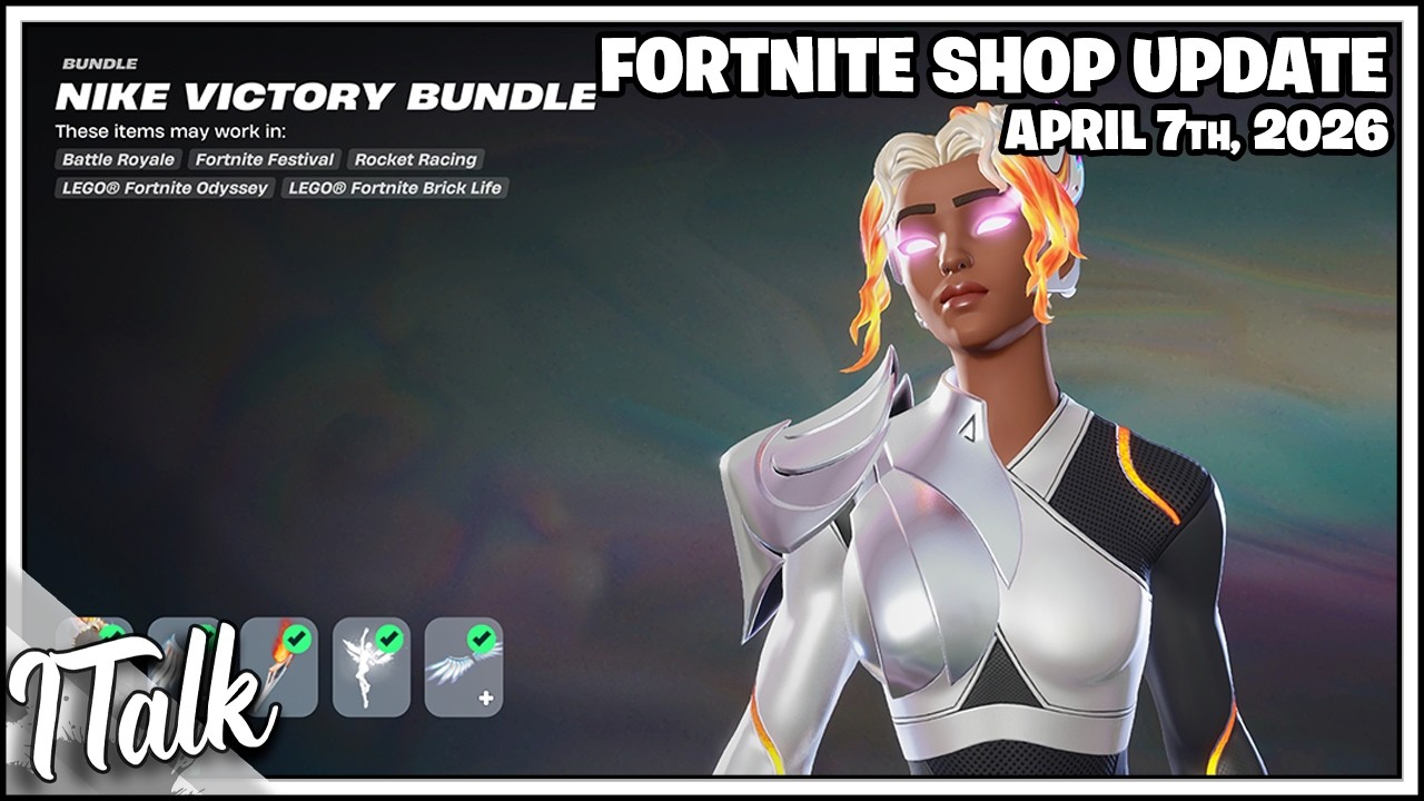 Магазин Fortnite: Богиня Nike вернулась! [7 апреля 2026 г.] (Fortnite, Глава 7)
