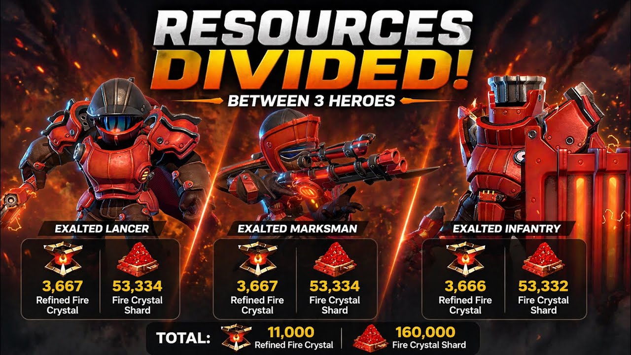 T12 upgrading Need about 160,000 Fire Crystal Shard and 11,000 Refined Fire Crystal#whiteoutsurvival