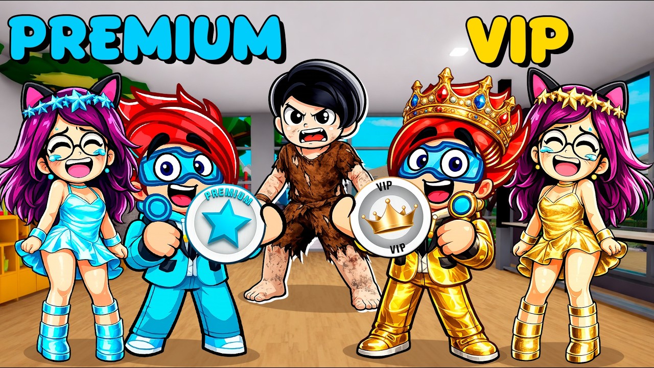 FAMILIA PREMIUM vs FAMILIA VIP en BROOKHAVEN ROBLOX | Karim Juega