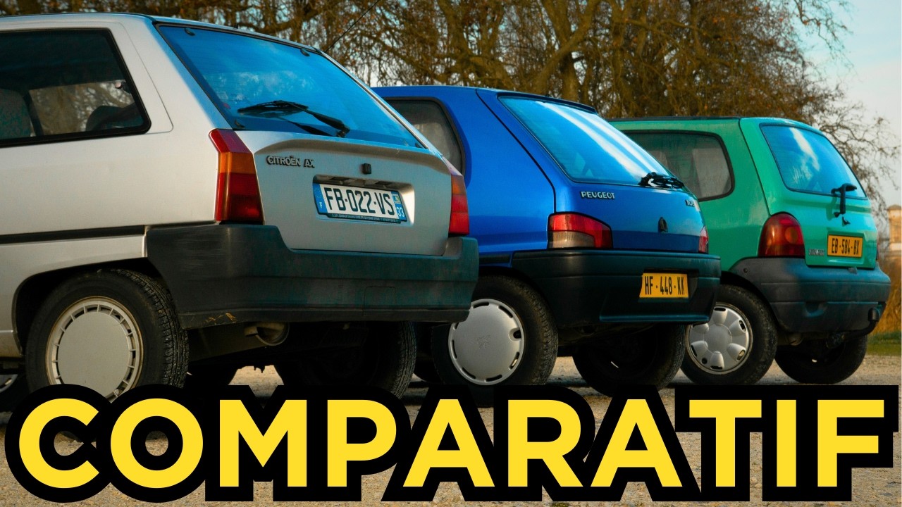 🇫🇷 QUELLE est la MEILLEURE petite VOITURE FRANÇAISE des ANNÉES 90 ? (Comparatif Twingo, 106, Ax...)