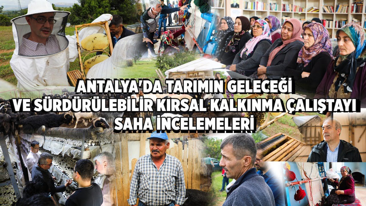 'Antalya'da Tarımın Geleceği ve Sürdürülebilir Kırsal Kalkınma Çalıştayı' FAOTürkiye ekibiyle sahada