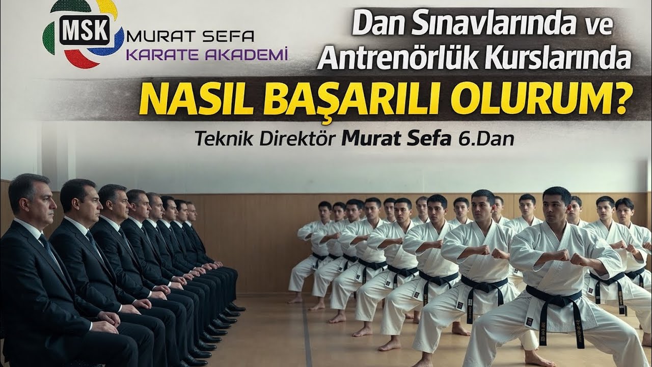 Dan Sınavları-Antrenörlük Kurslarında Nasıl Başarılı Olurum?Komisyonun Dikkat Ettiği Teknik Detayla