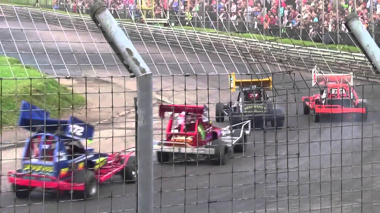 Brisca F1 Stock Car Racing Birmingham 14-6-14 Ht1 Harrison Neachell Johnson Speak Fairhurst