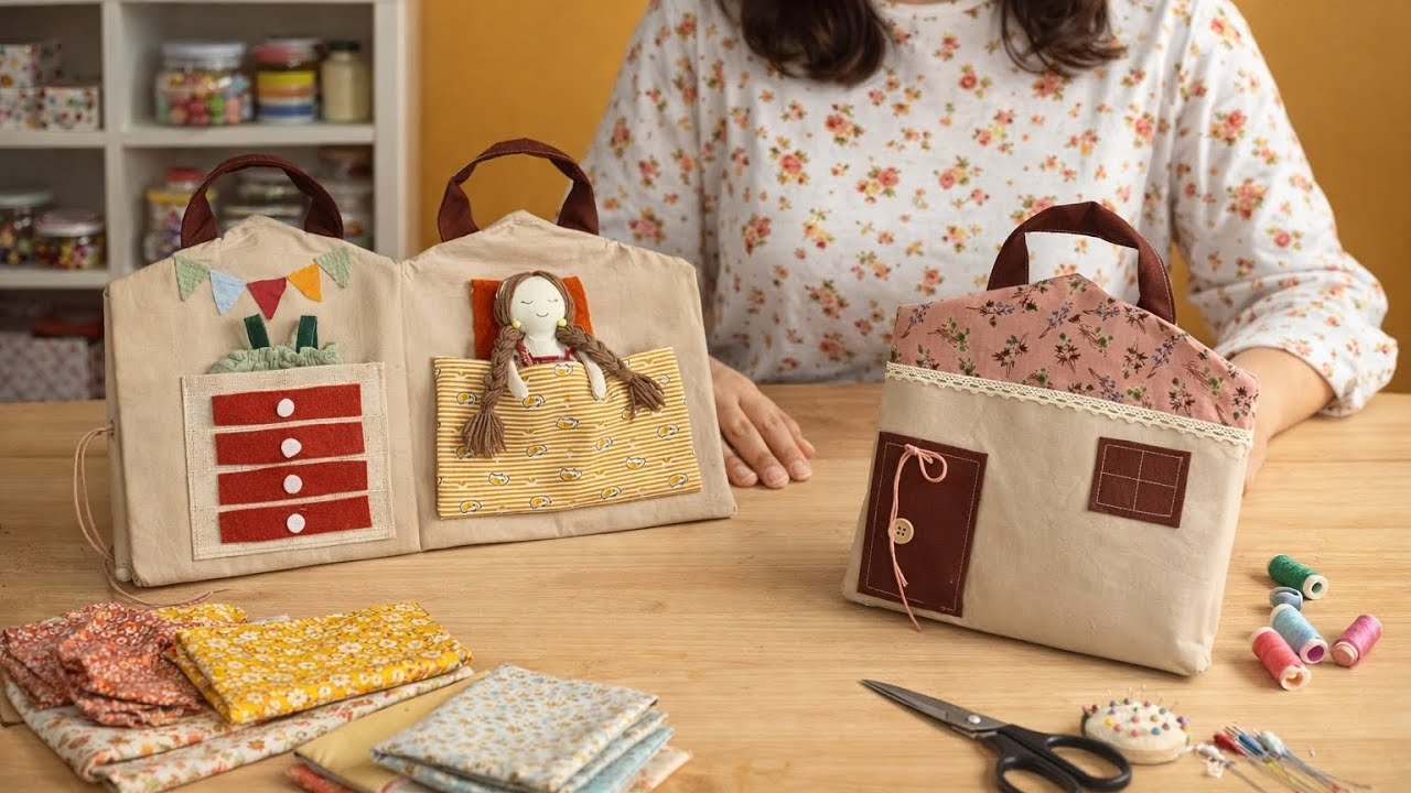 I sewed the world's cutest toy bag 🧵✨ | Handmade fabric toy | Everyone wants me to sew it for them