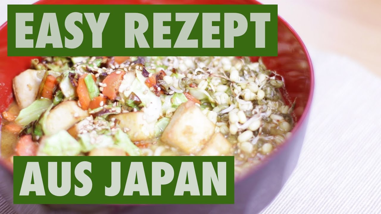 Rezept: Miso Ramen, japanische Nudelsuppe mit Tofu selber kochen | Einfach Japanisch kochen