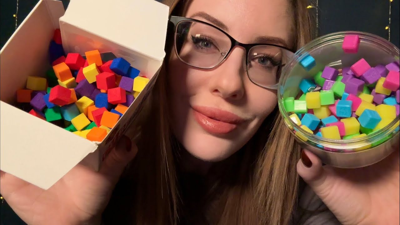 ASMR Sticky Cubes, or Stick Putty? 