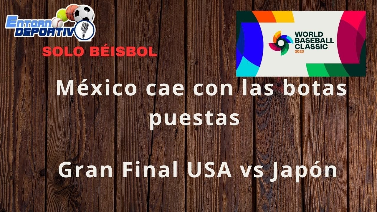 Cl&aacute;sico Mundial de B&eacute;isbol / USA VS Jap&oacute;n en la Gran Final / Solo B&eacute;isbol
