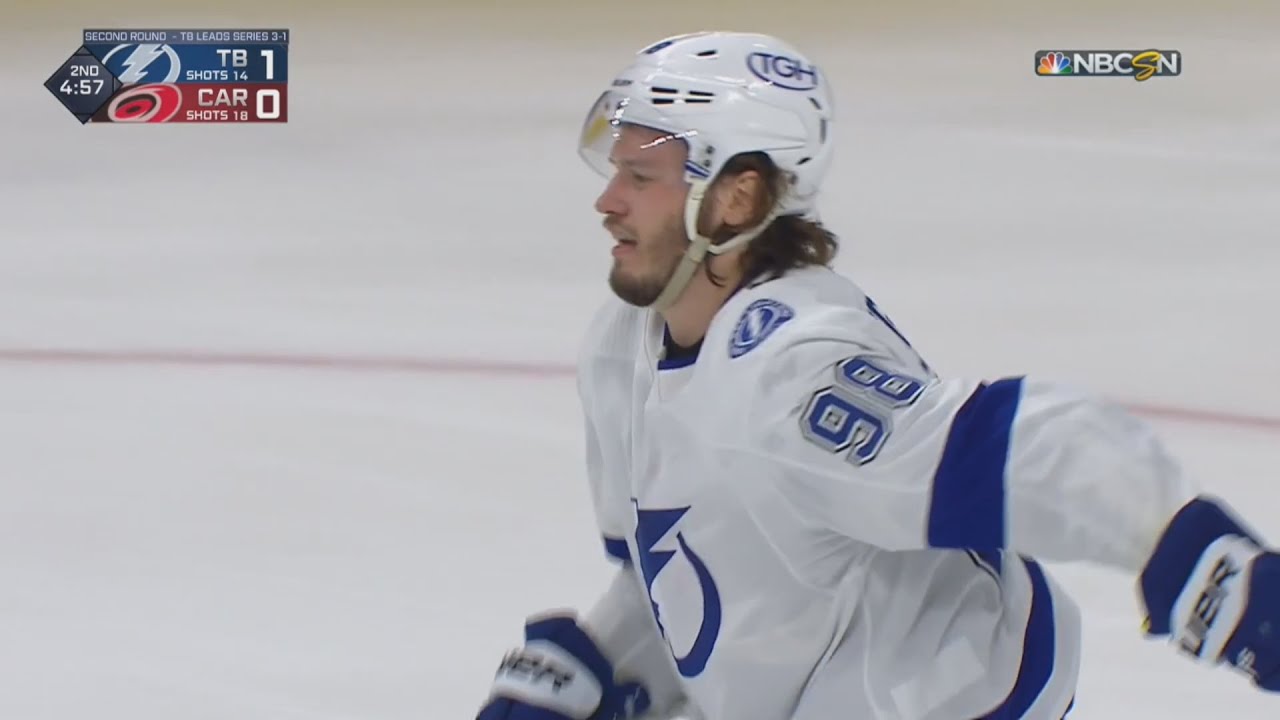 Mikhail Sergachev Is Shaken Up After Blocking Shot