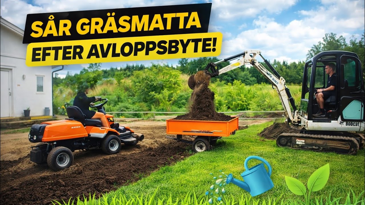 Så ny gräsmatta