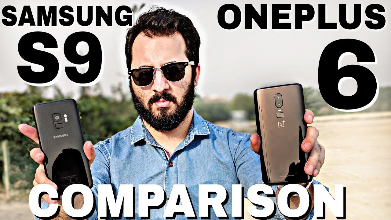 Oneplus 6 vs Samsung S9 Comparison|SpeedTest,Gaming Review, Battery Review,RAM Management|