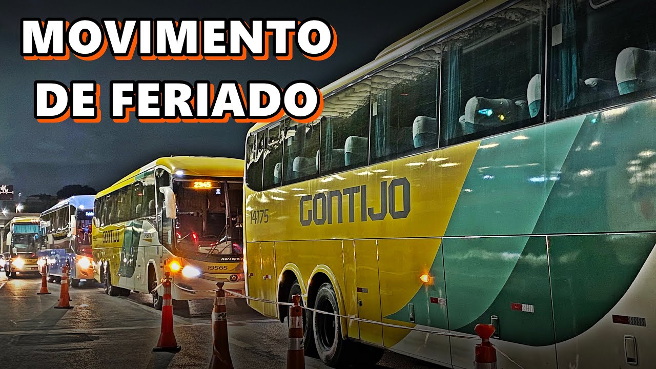 Movimento NOTURNO de FERIADO! 7 de Setembro ! Rodoviária de BELO HORIZONTE #2
