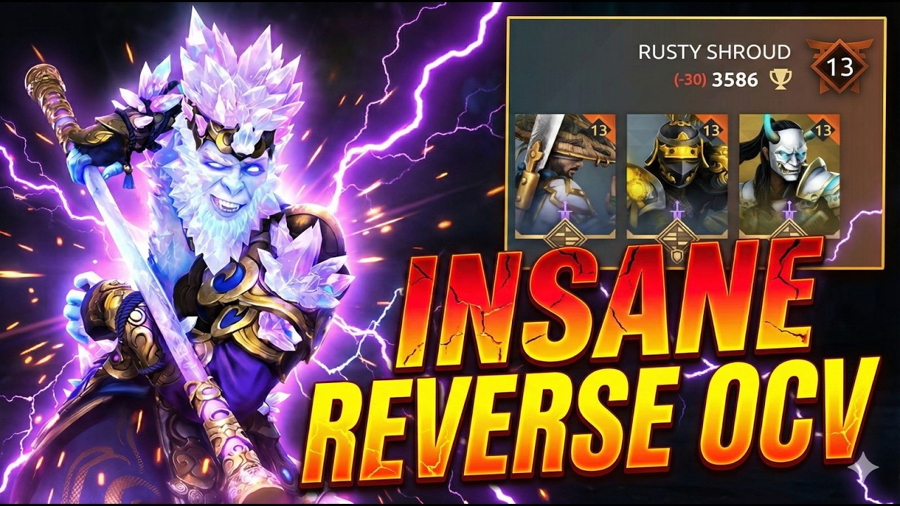 🦧Reverse OCV Against a Top Player 😱  Monkey King || #shadowfight4