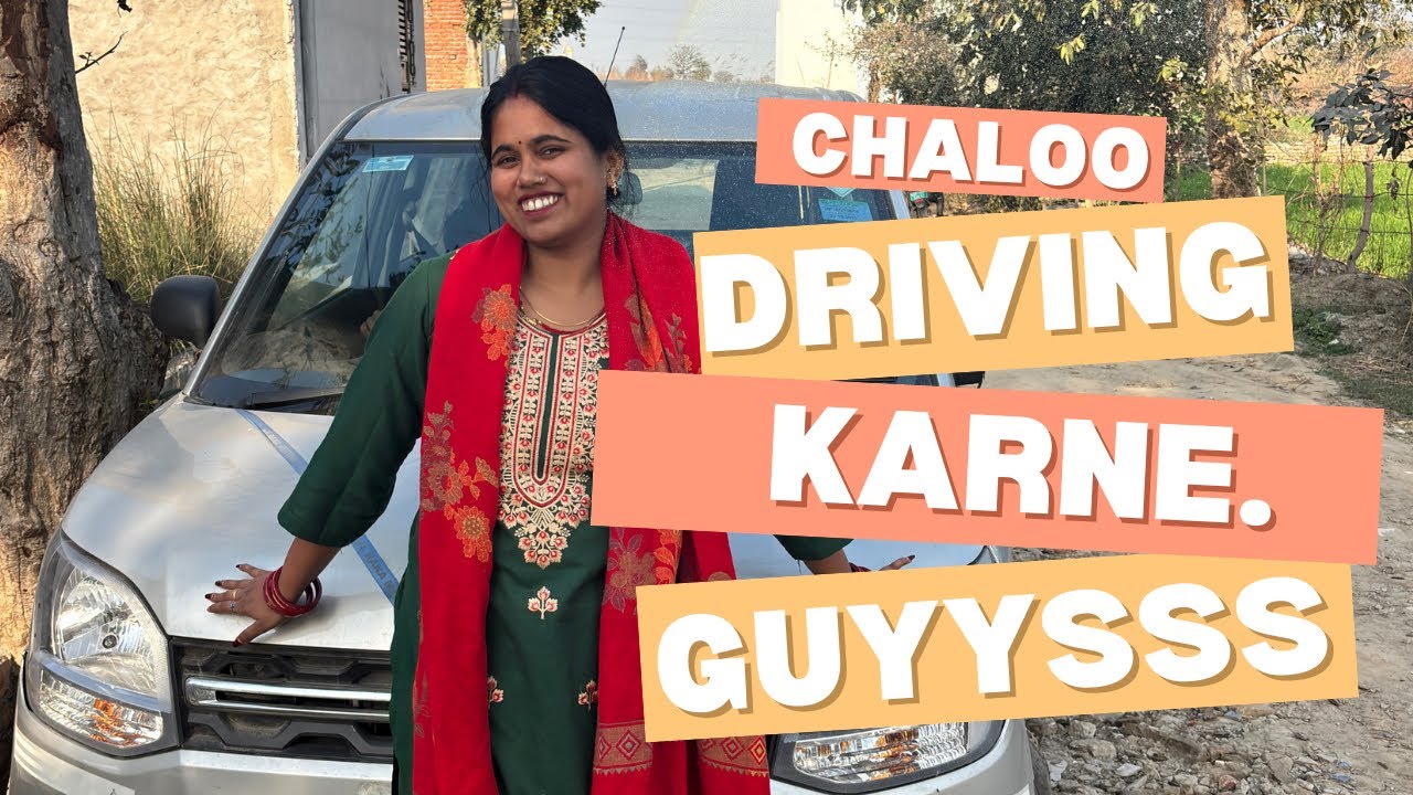 Car sikhne chaloooo guysss😂 @Varsha_Shrivastava03oct 