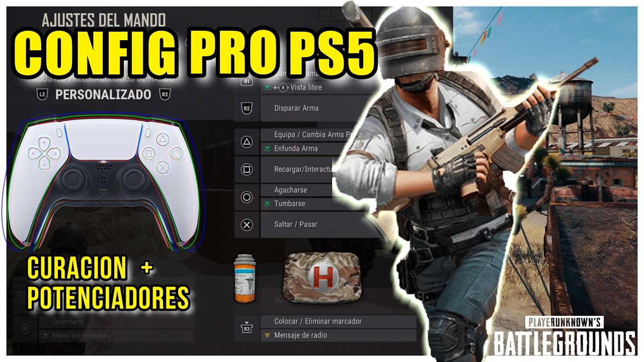 PUBG PS5: MEJOR Configuración del Mando 2025 (Curación Rápida & Movilidad PRO)
