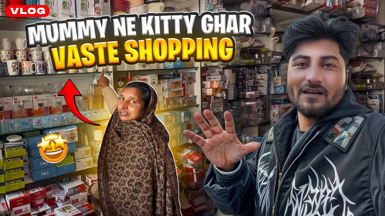 Mummy ne kitty ghar vaste shopping 😍