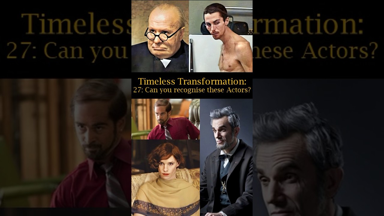 Timeless Transformation: 27: Can you Recognize These Actors?