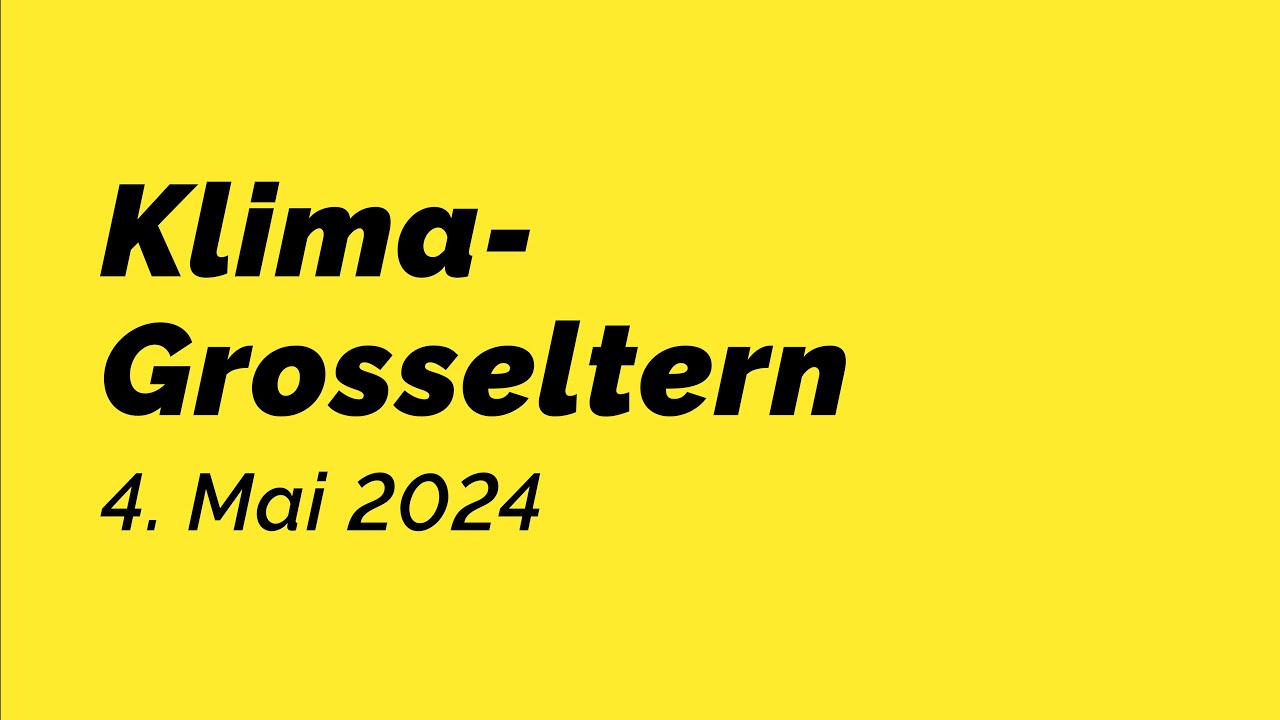 Begegnung mit den Klima-Grosseltern