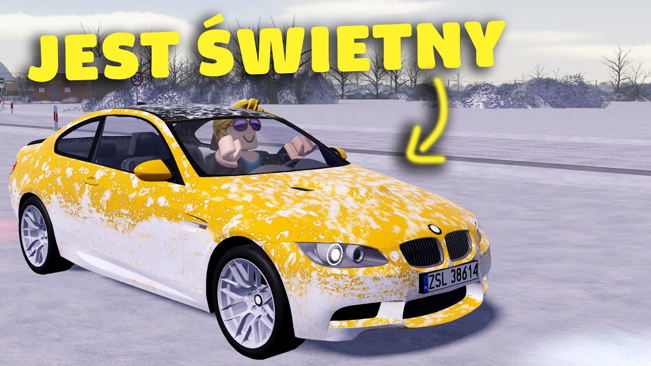 TESTUJEMY NOWE ŚWIĄTECZNE BMW NA PCD - Hogaty w Roblox - Polish Car Driving #163