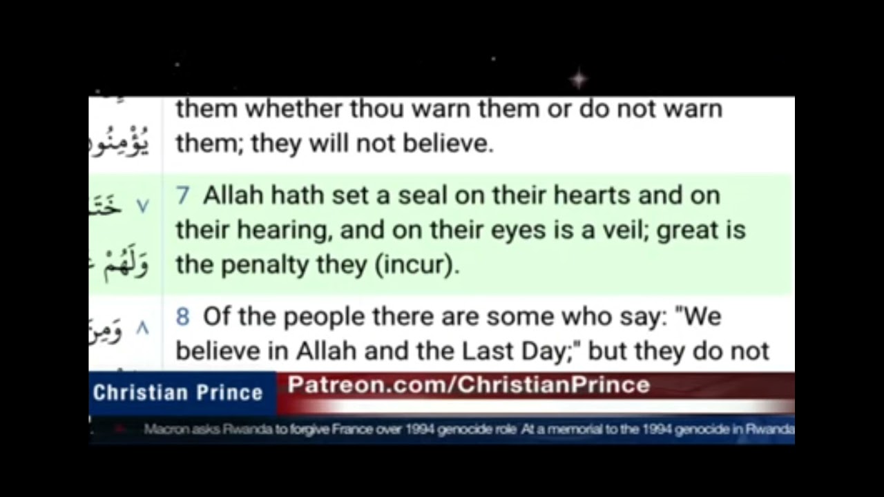 Muslim Say : Allah will Guide you! vs Christian Prince 😎