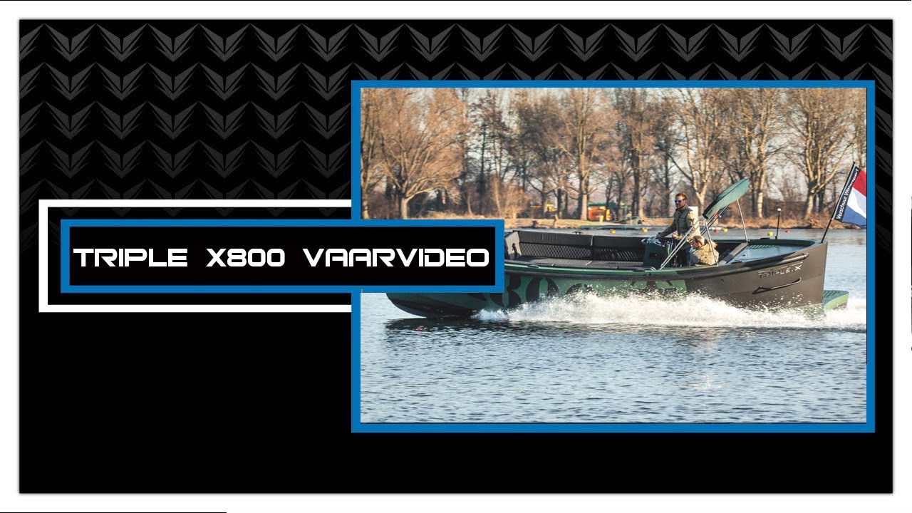Sloep en tender videoblog #283: Triple X800 vaarvideo