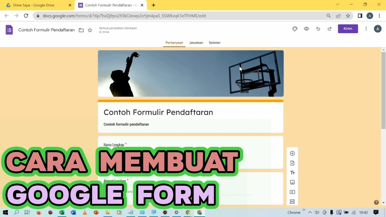Cara Membuat Google Form Lewat Laptop / PC - 2022