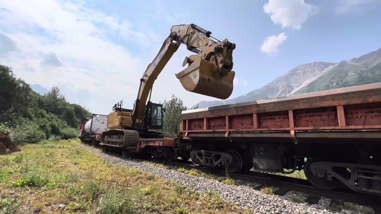 Rock slide and a hi rail treat!
