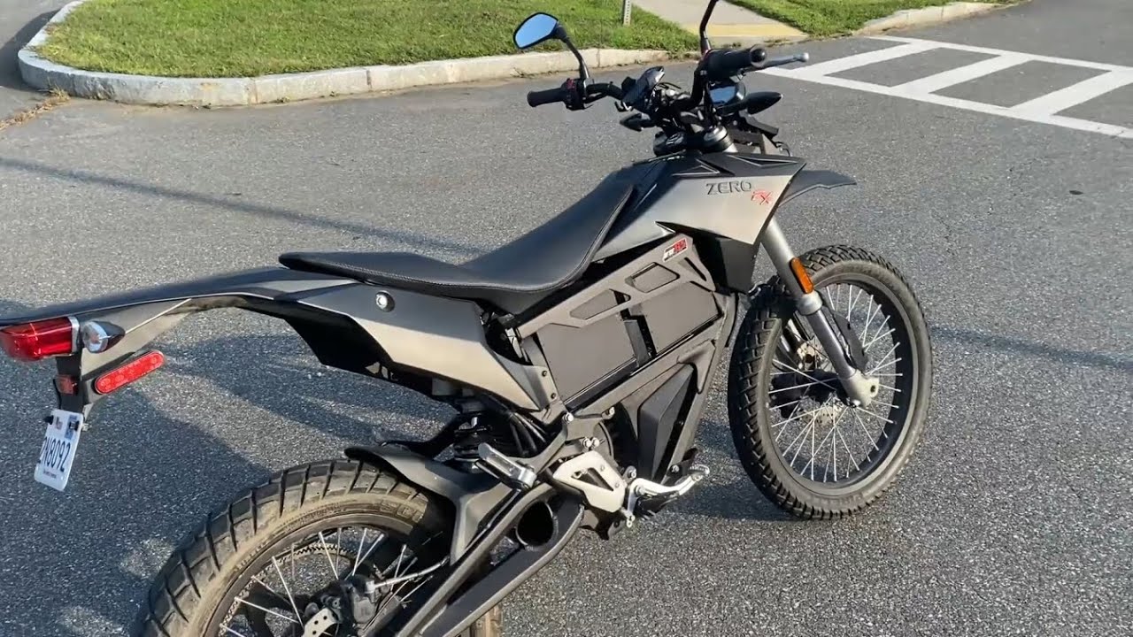 Zero FX Electric Motorcycle Sunday Cruise