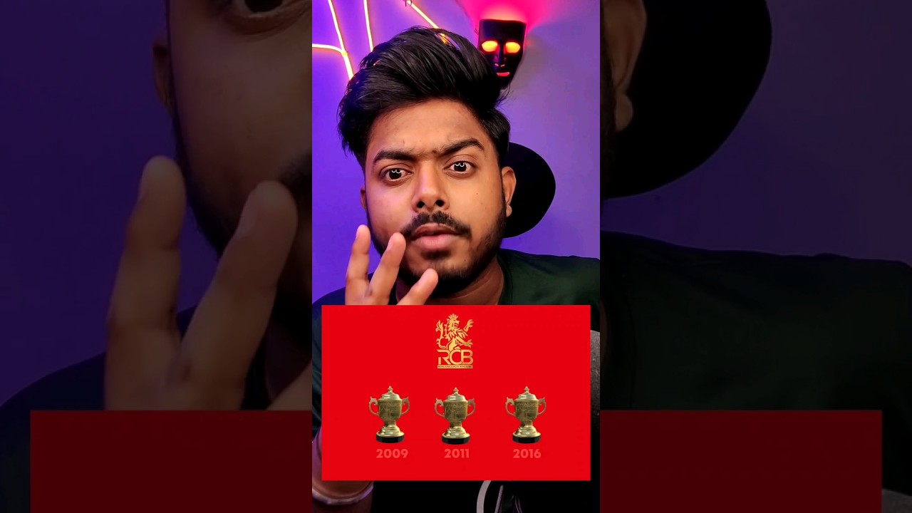 RCB WON 3 IPL Trophy 🏆 #trending #rcb #addarkensports