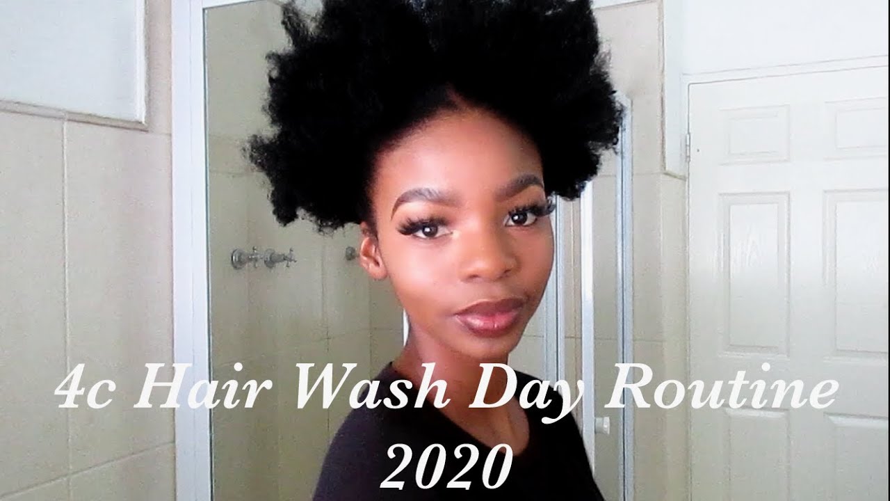 4c Hair Wash Day Routine 2020 | Natural Hair | South African Youtuber