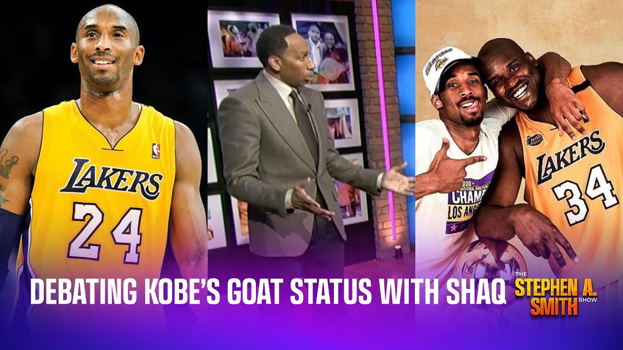 “Kobe's name NEEDS to be in there.” Shaq and Stephen A debate Kobe GOAT ranking
