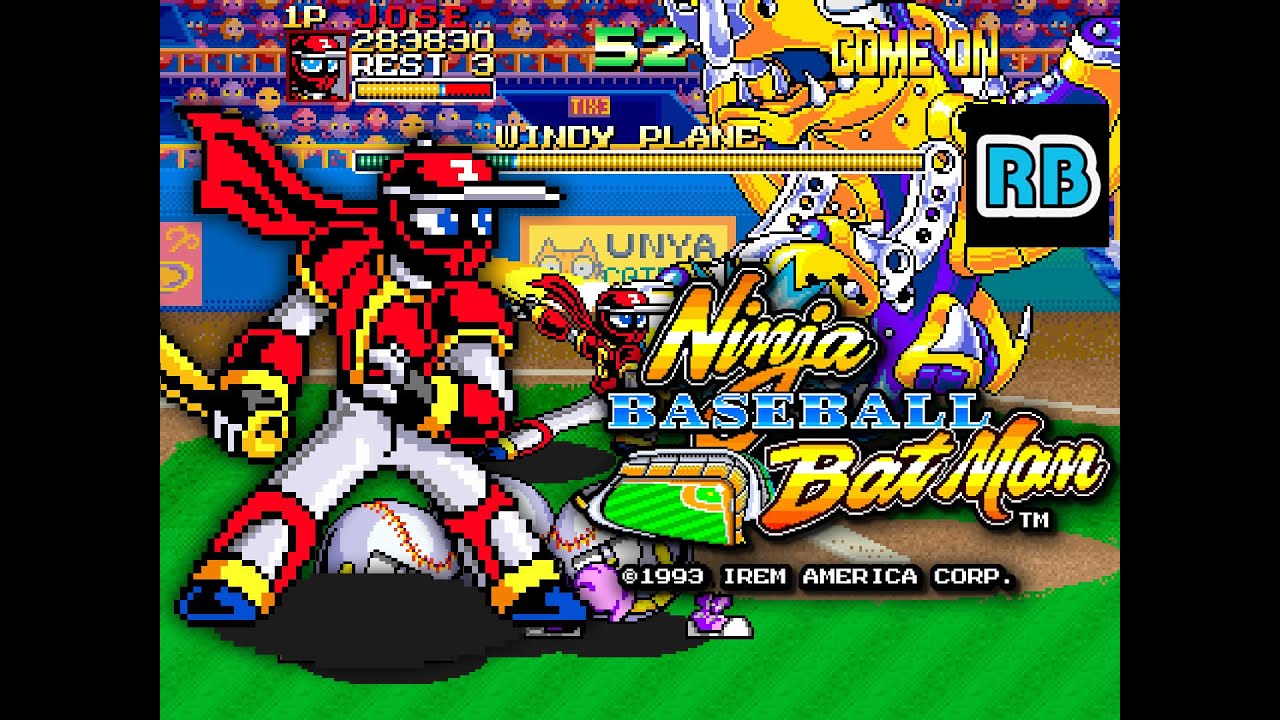 1993 [60fps] Ninja Baseball Bat Man (US) Jose Hardest Nomiss ALL