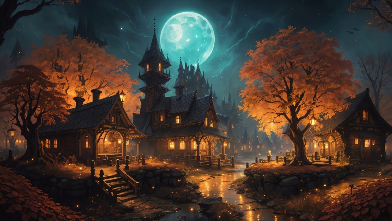 Medieval Autumn Music &ndash; Night Weaver's Village | Magical, Mystery