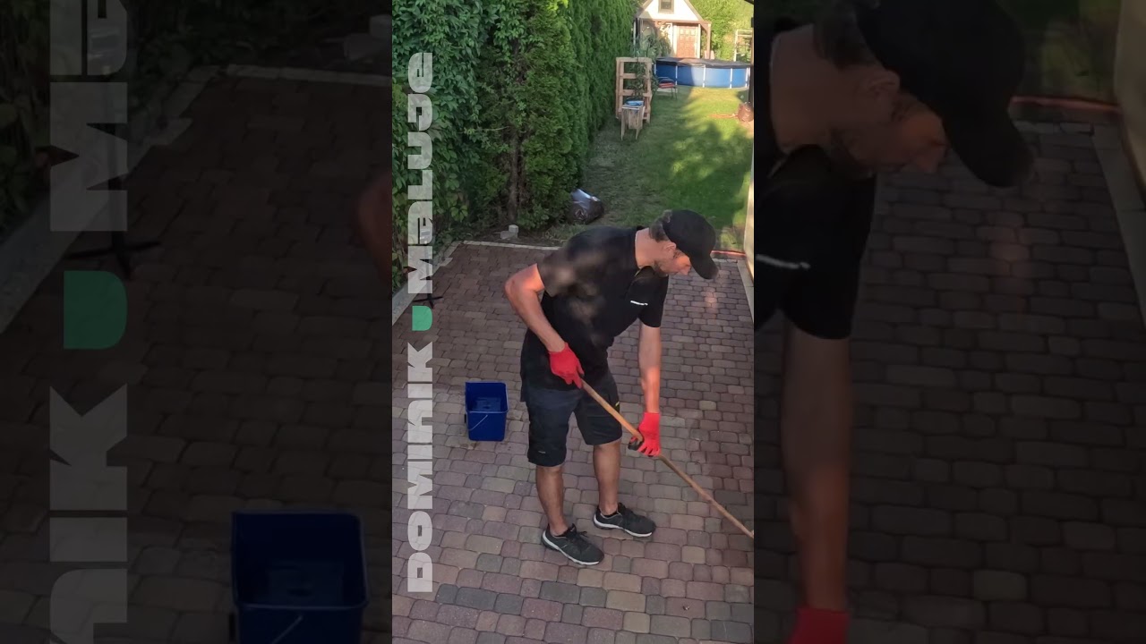 ASMR 🧪 TEST ŚRODKA czyli impregnat mokra kostka, impregnacja kostki brukowej | DOMINIK MALUJE