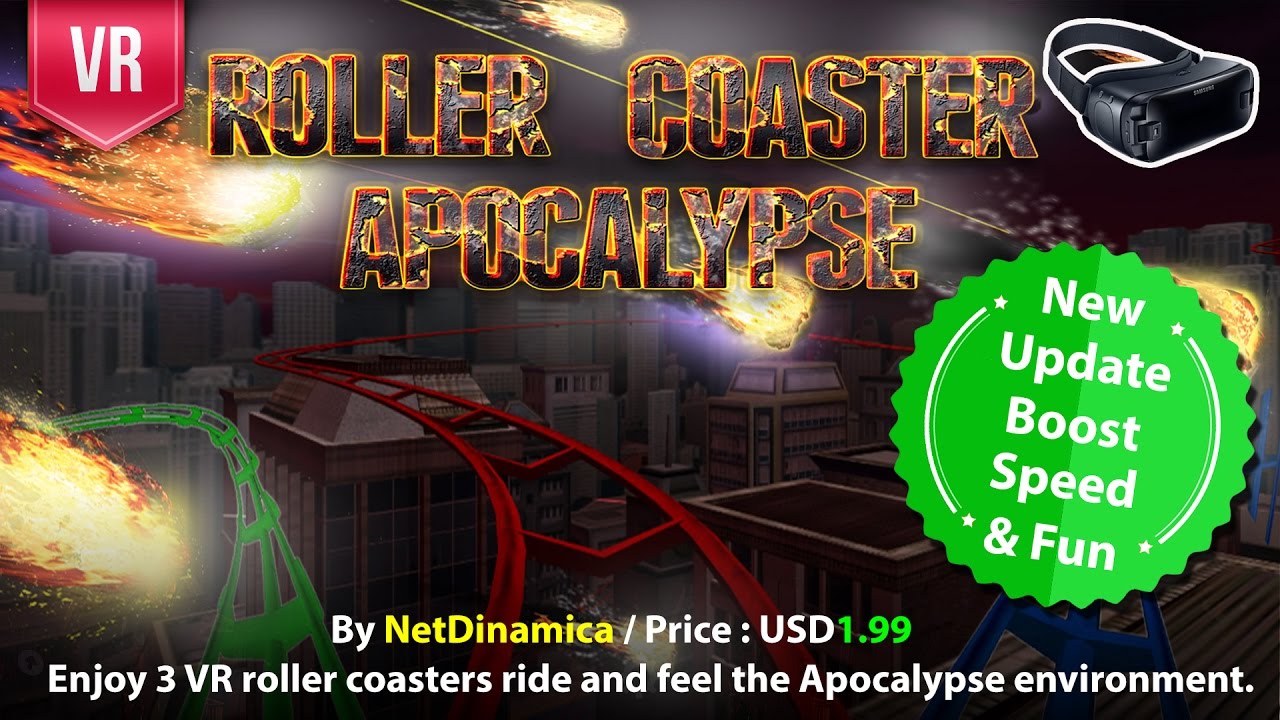 Roller Coaster Apocalypse Gear VR New Update An immersive Apocalypse VR roller coasters