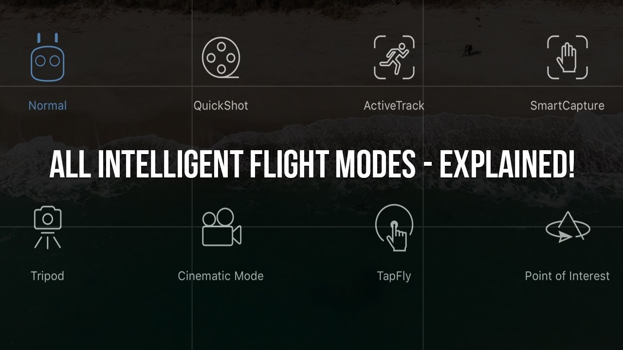 DJI MAVIC AIR - ALL Intelligent Flight Modes - EXPLAINED!