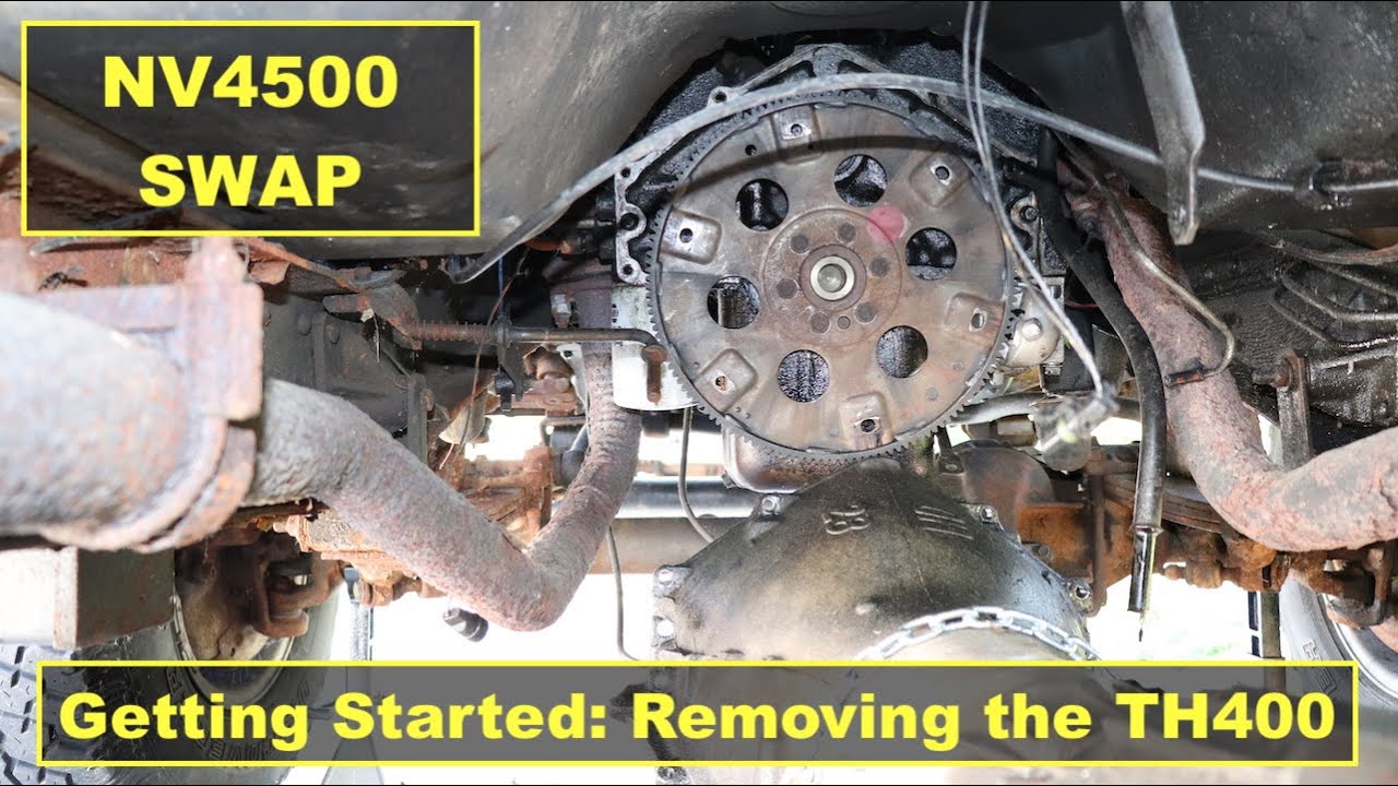 How to Remove a TH400 Transmission | NV4500 Swap Ep. 1