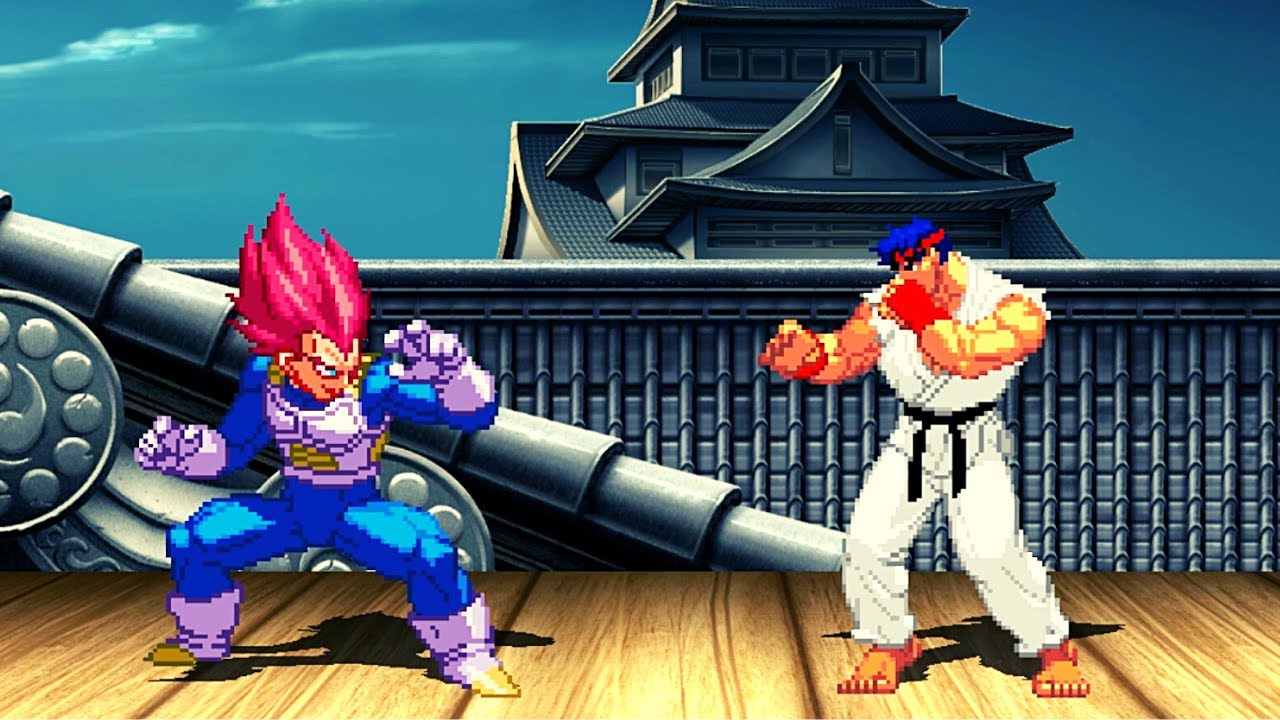 Vegeta Vs Evıl Ryu-Hıgh Level Insane Fıght!