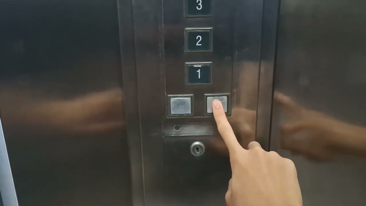 Refurbished Mitsubishi Elevator/ Lift at Somewhere in Daan Mogot Road, Jakarta