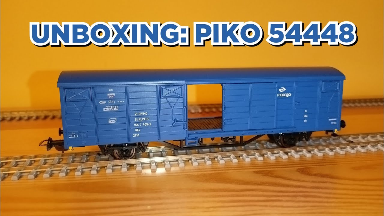 Unboxing: PIKO 54448 wagon Gbs