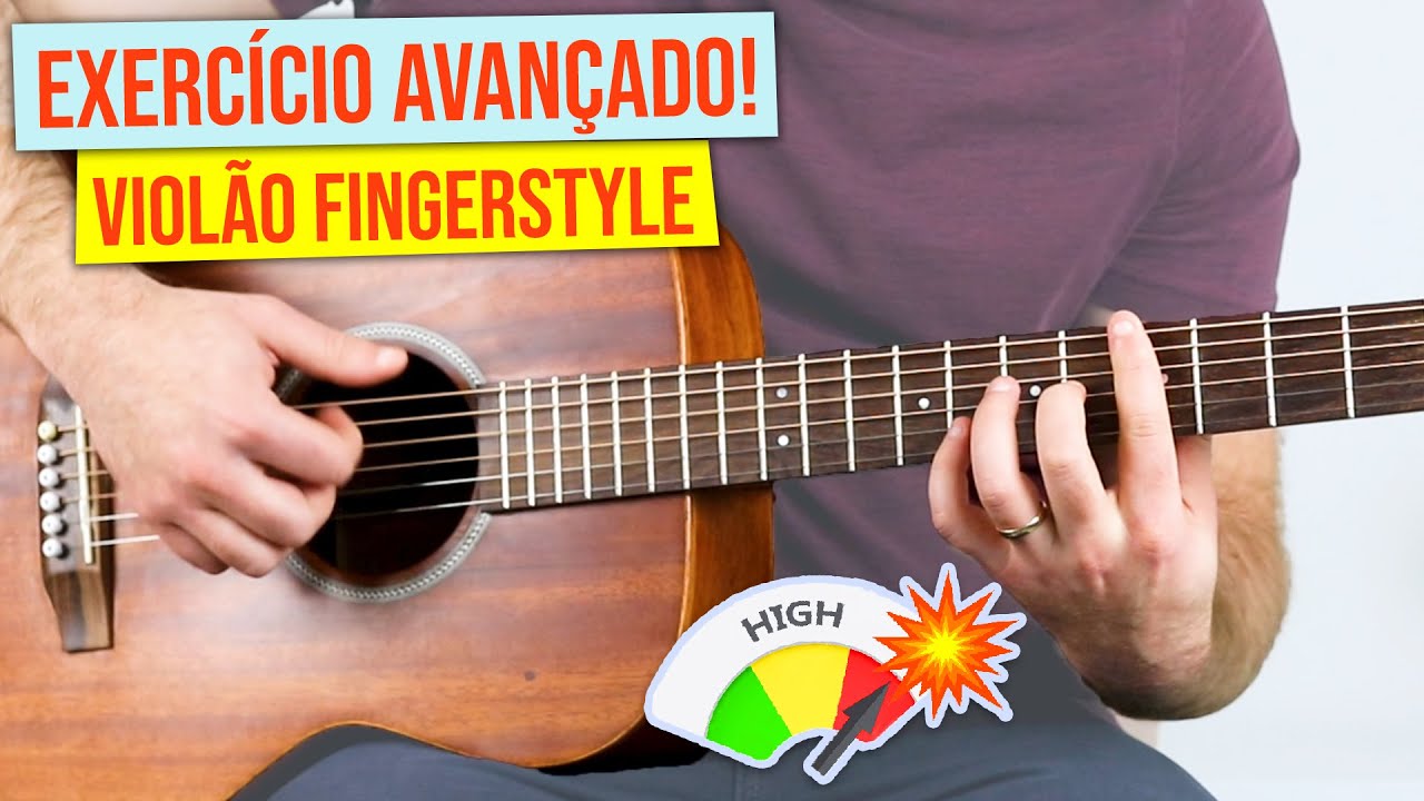 Exercício avançado de Fingerstyle para treinar a sua coordenação!